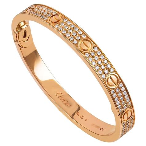 love bracelet with diamonds|cartier diamond love bracelet used.